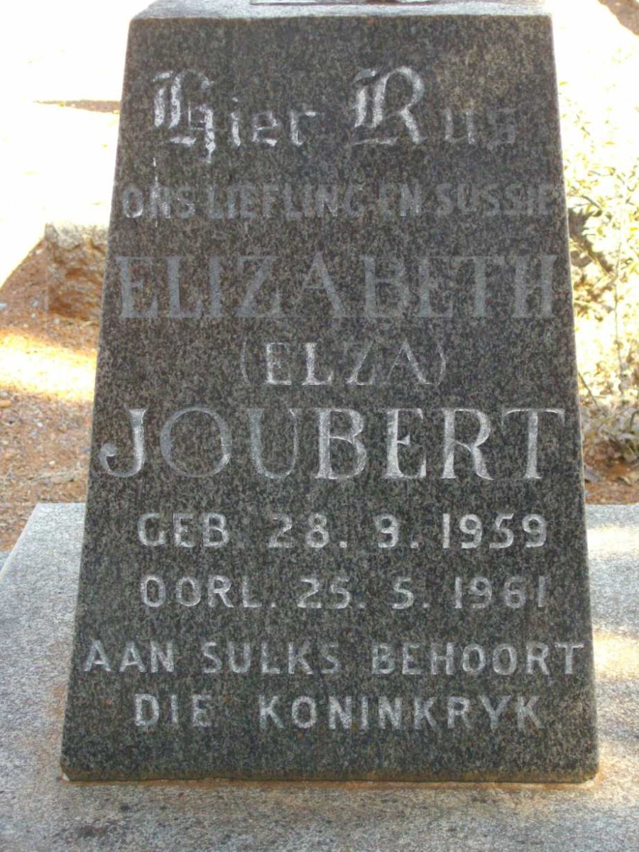 JOUBERT Elizabeth 1959-1961
