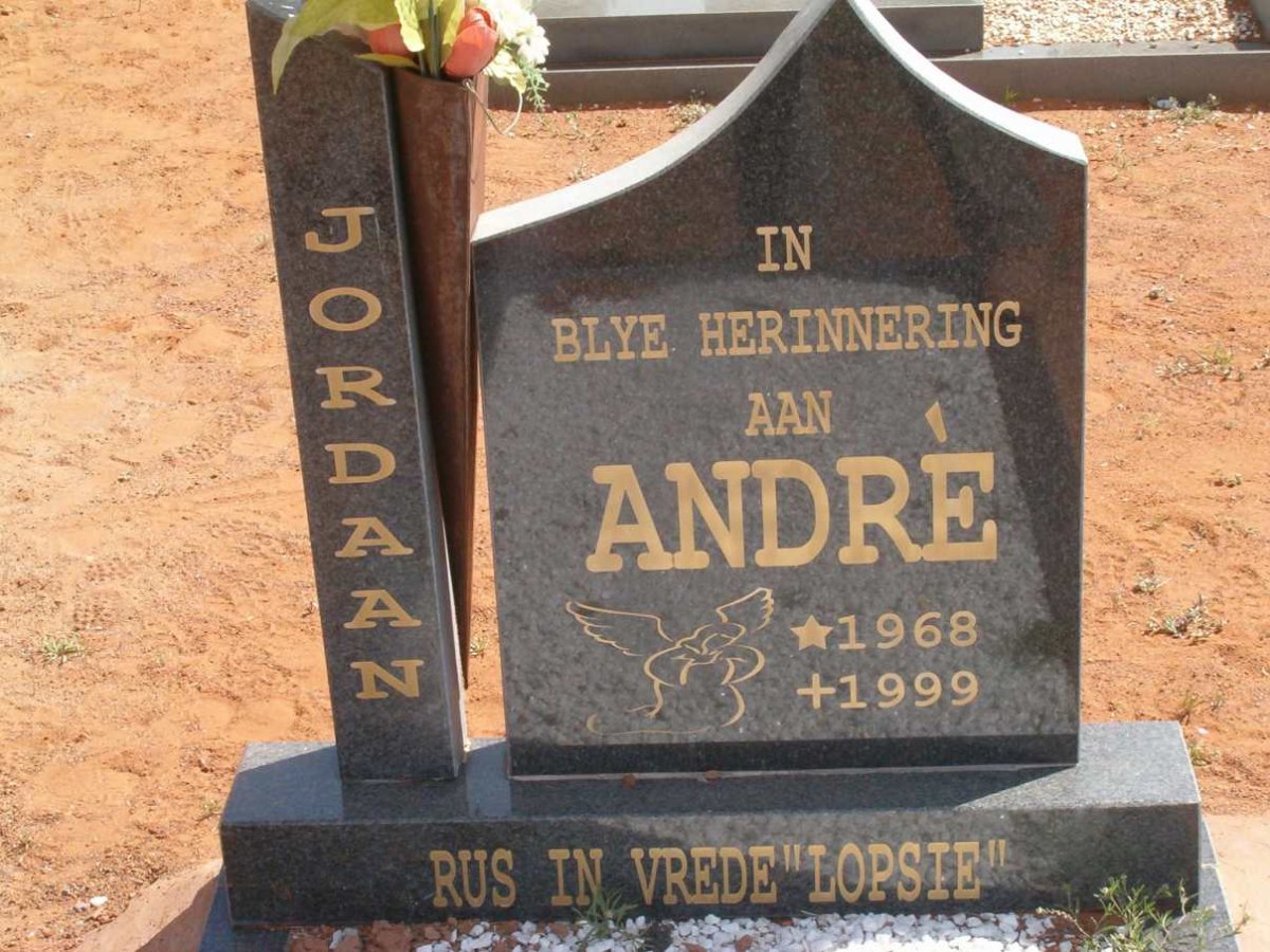 JORDAAN André 1968-1999