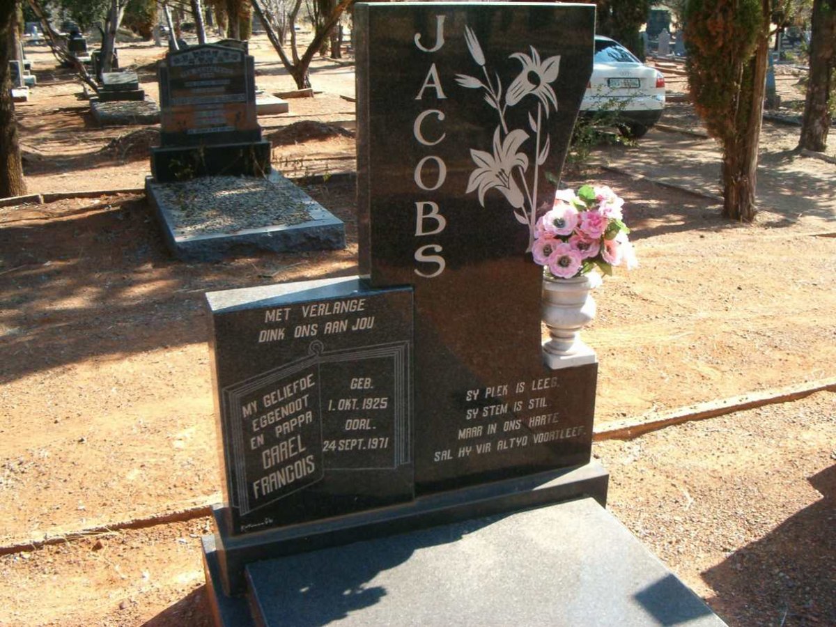 JACOBS Carel Francois 1925-1971