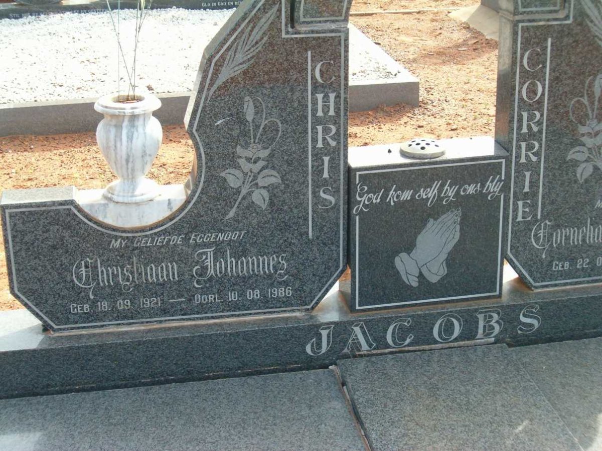 JACOBS Christiaan Johannes 1921-1986