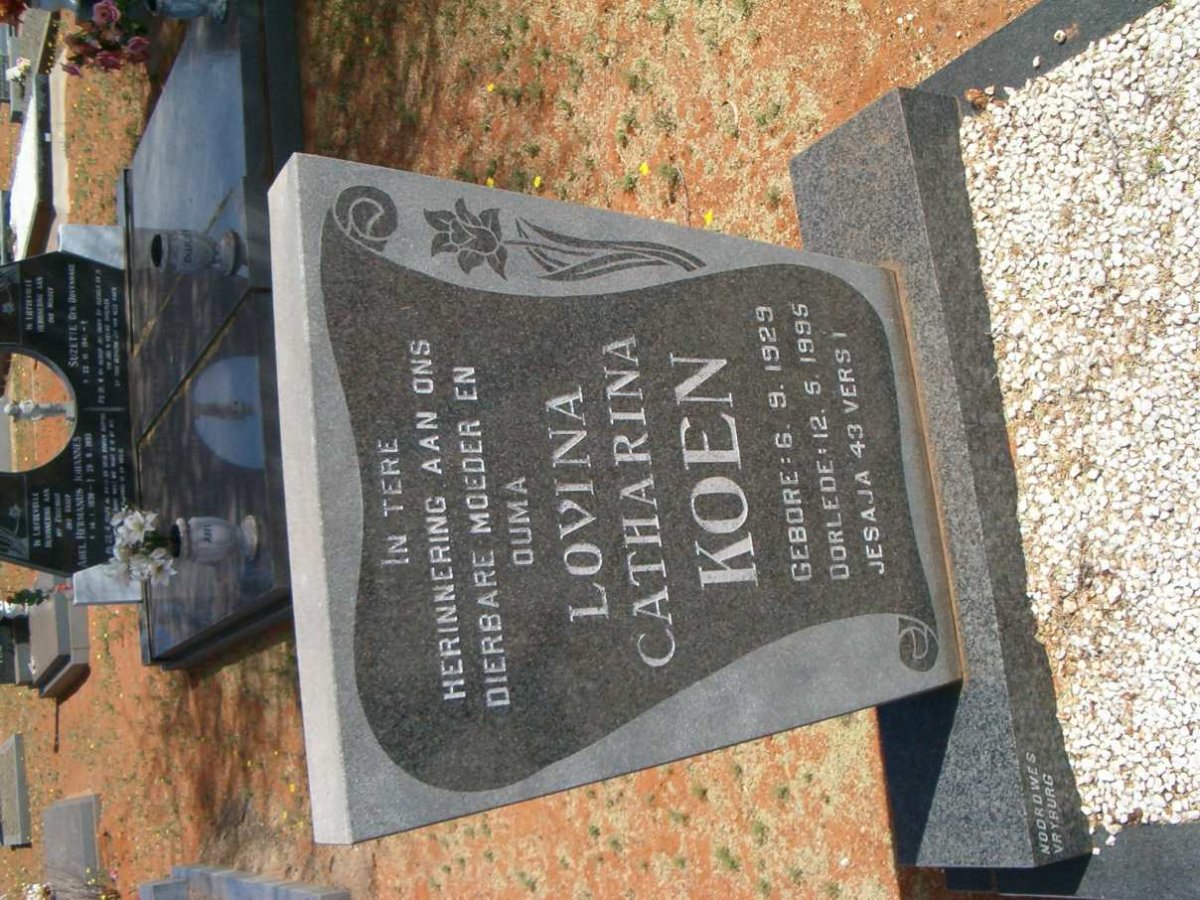 KOEN Lovina Catharina 1929-1995