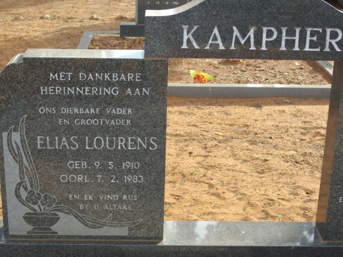 KAMPHER Elias Lourens 1910-1983