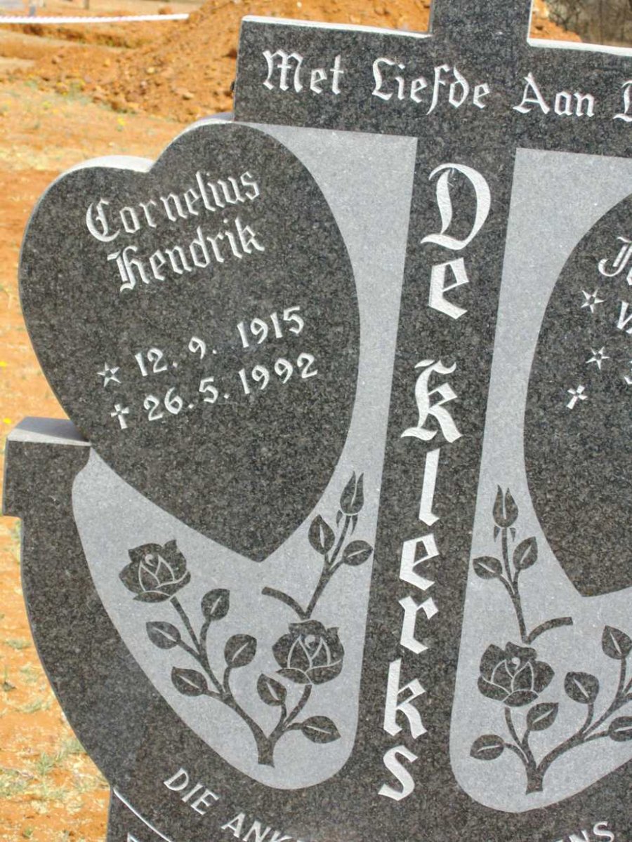 KLERK Cornelius Hendrik, de 1915-1992