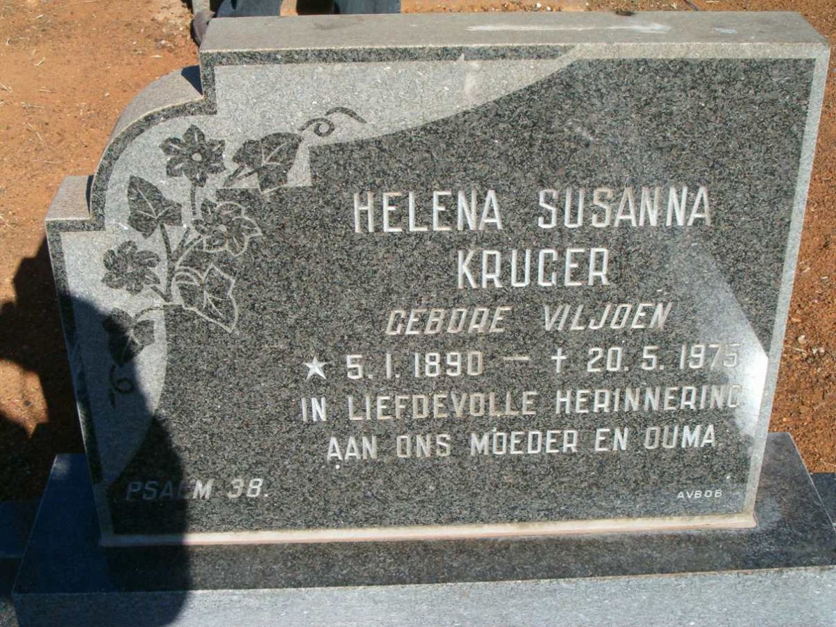 KRUGER Helena Susanna 1890-1975