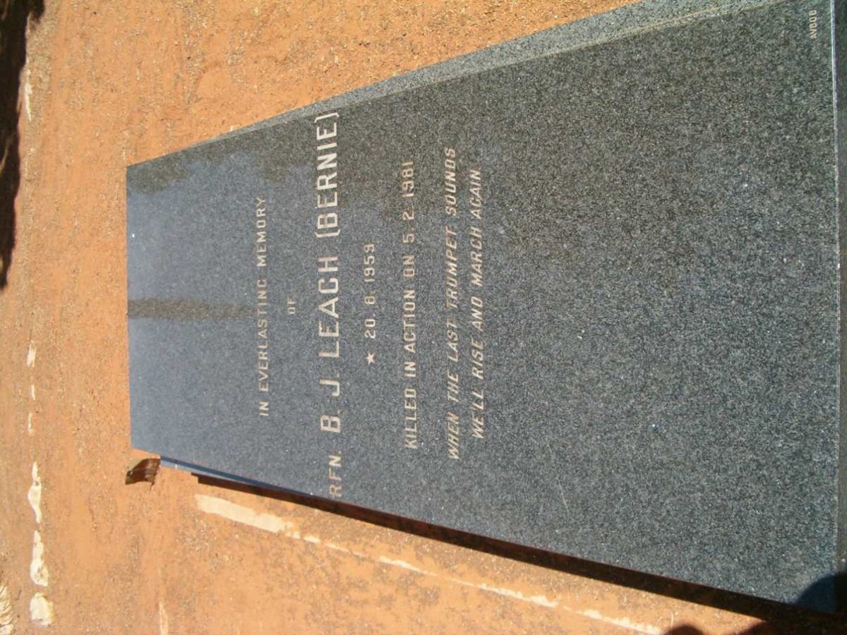 LEACH B.J. 1959-1981