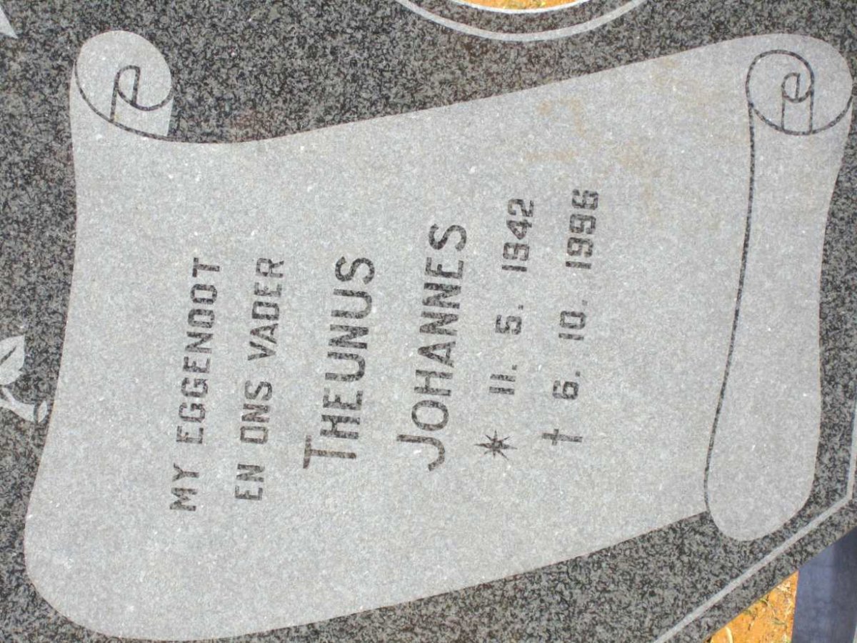 LIEBENBERG Theunus Johannes 1942-1995