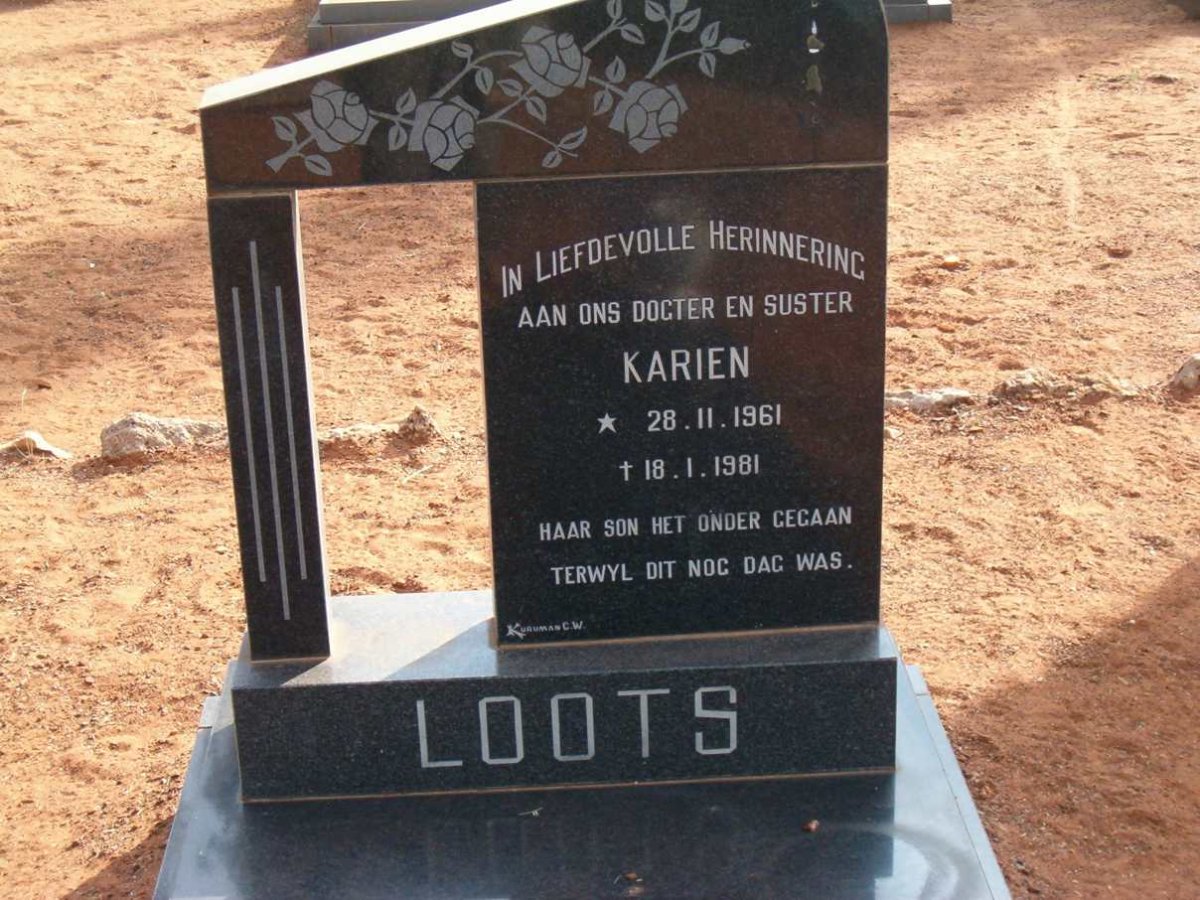 LOOTS Karien 1961-1981