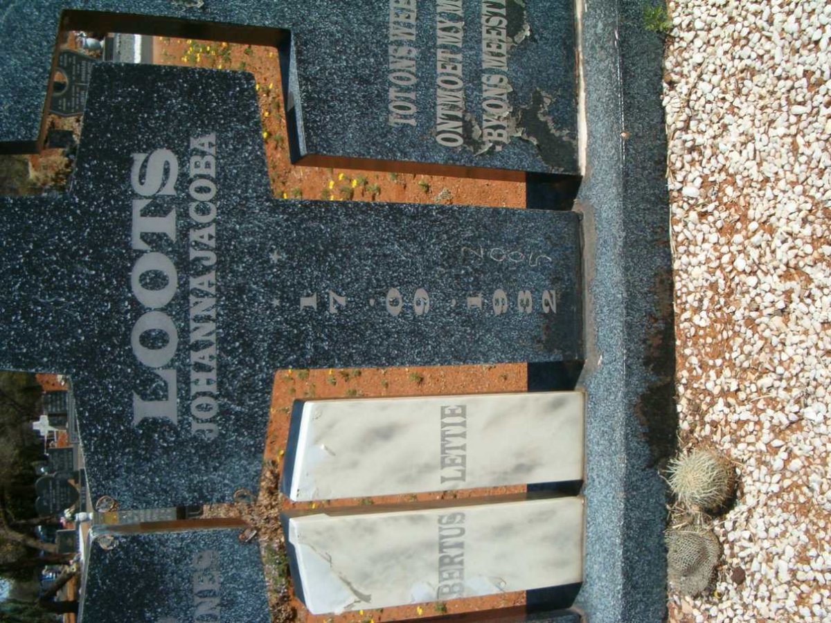 LOOTS Johanna Jacoba 1932-2009