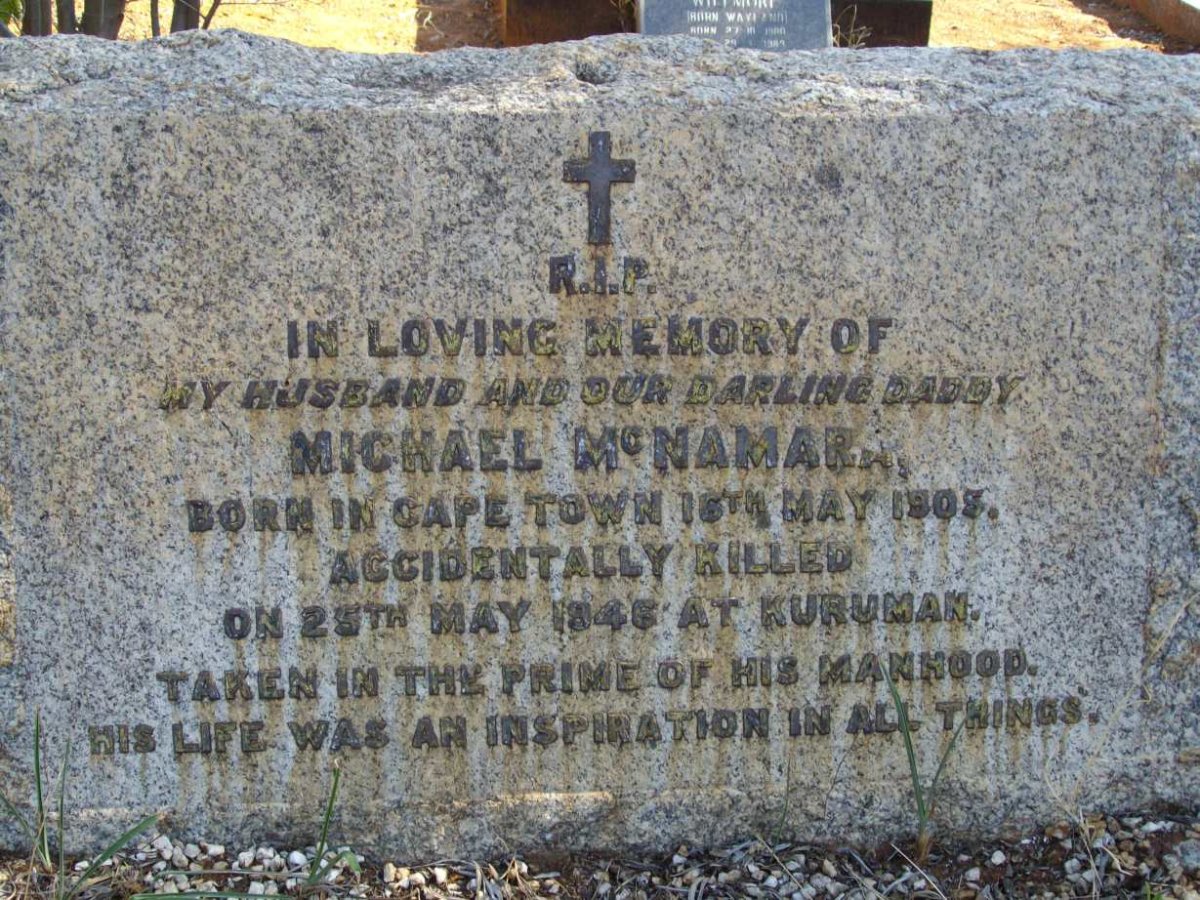 MCNAMARA Michael 1905-1946