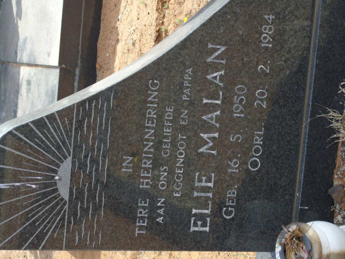 MALAN Elie 1950-1984