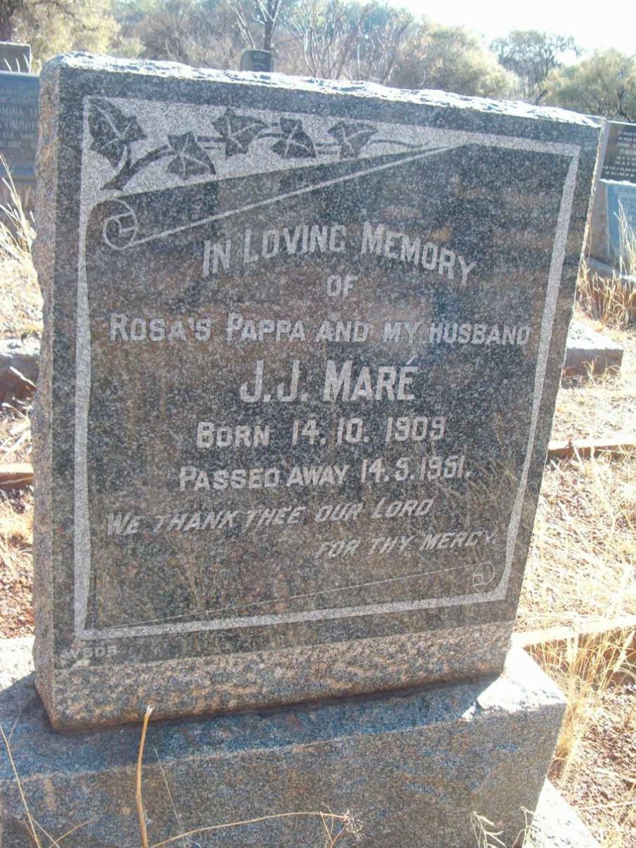 MARE J.J. 1909-1951