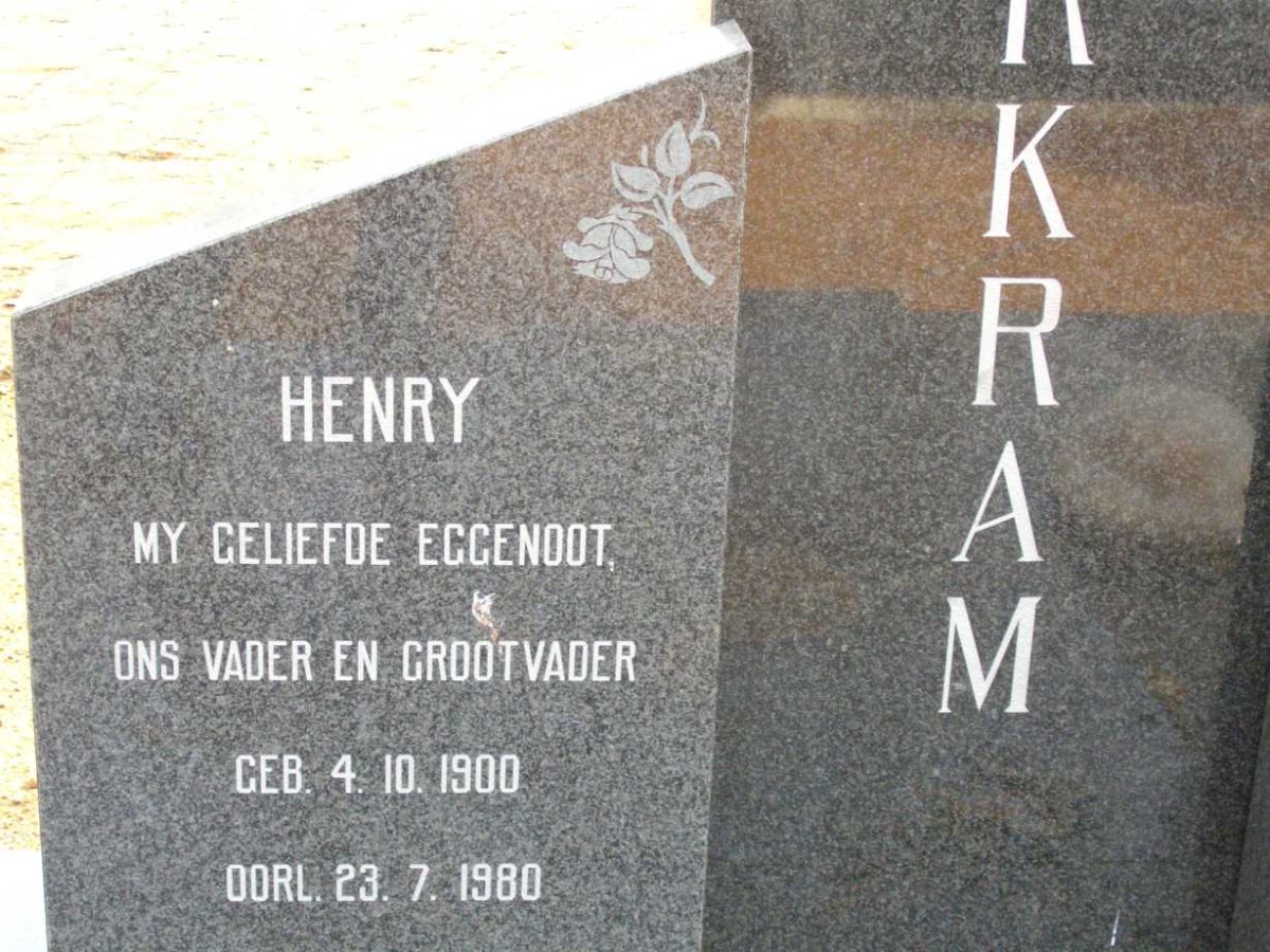 MARKRAM Henry 1900-1980