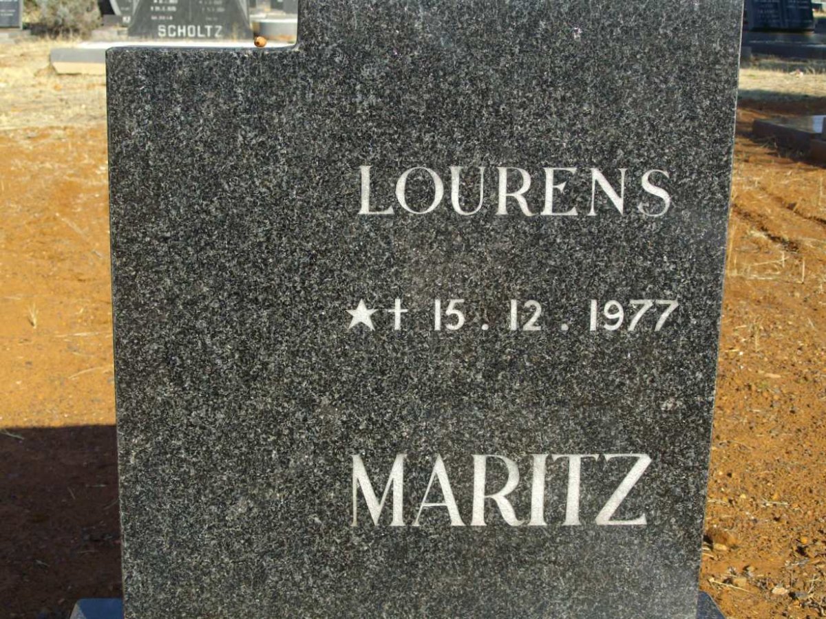 MARITZ Lourens -1977