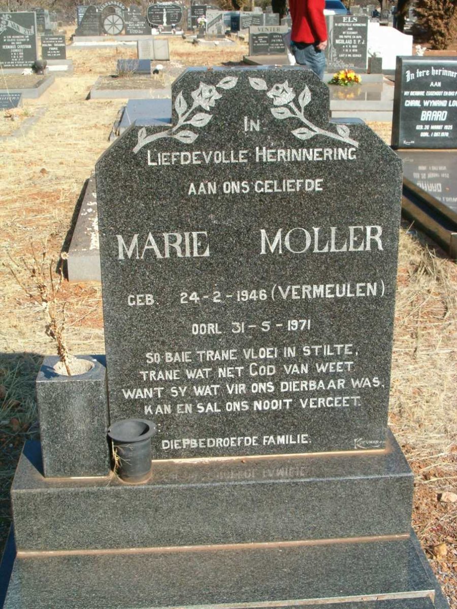 MOLLER Marie nee VERMEULEN 1946-1971