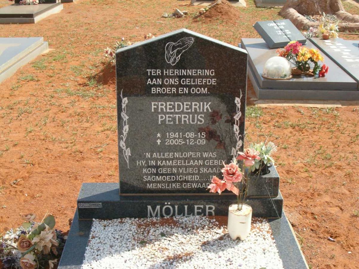 MOLLER Frederik Petrus 1941-2005
