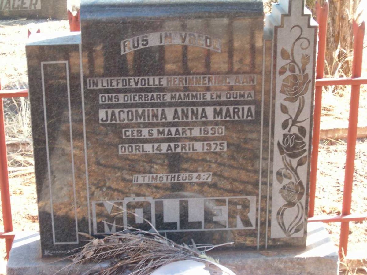MOLLER Jacomina Anna Maria 1890-1975