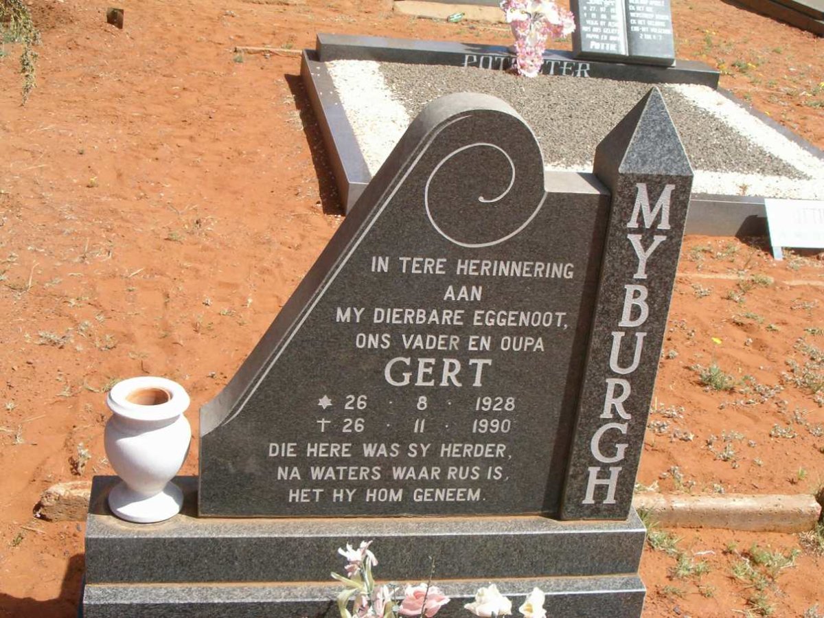 MYBURGH Gert 1928-1990