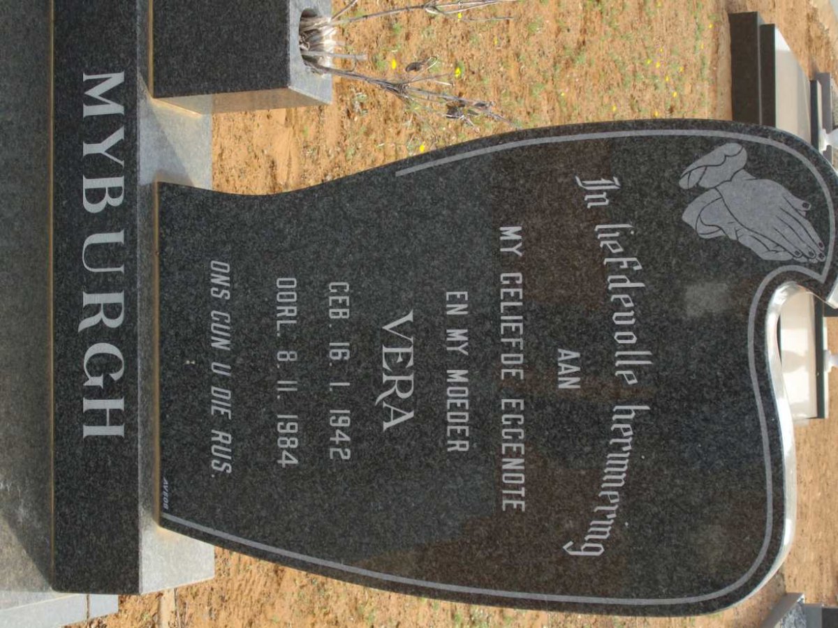 MYBURGH Vera 1942-1984