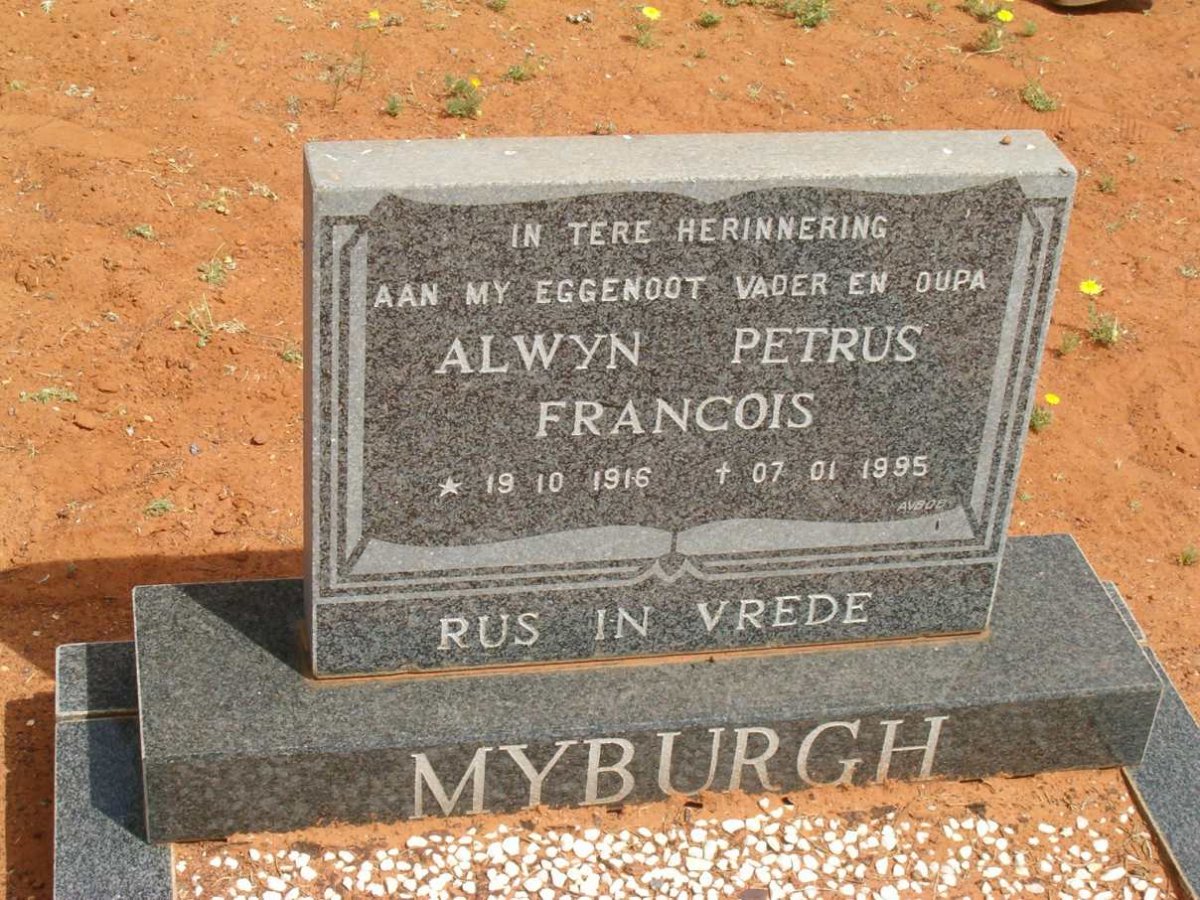 MYBURGH Alwyn Petrus Francois 1916-1995
