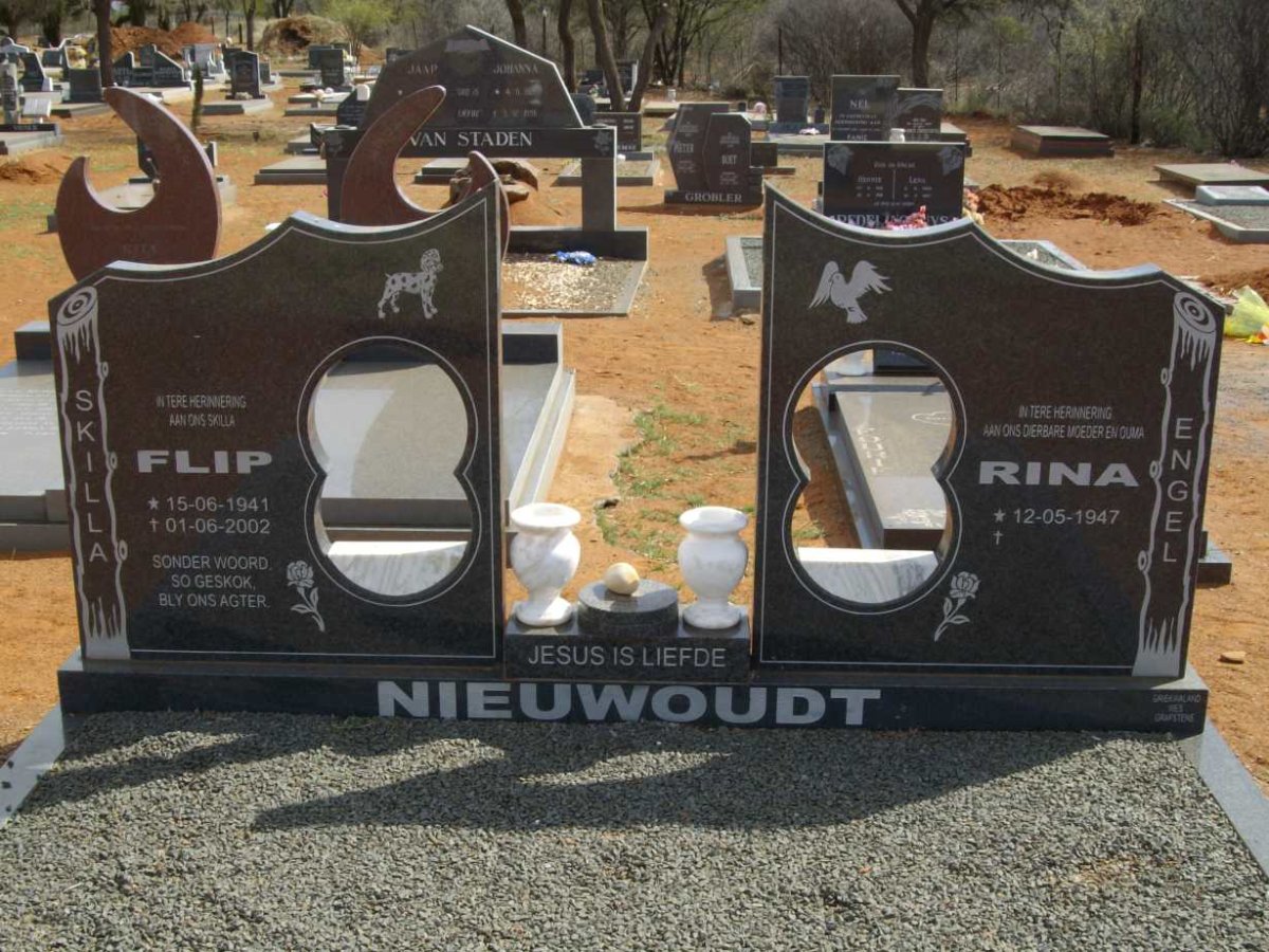 NIEUWOUDT Flip 1941-2002 &amp; Rina 1947-