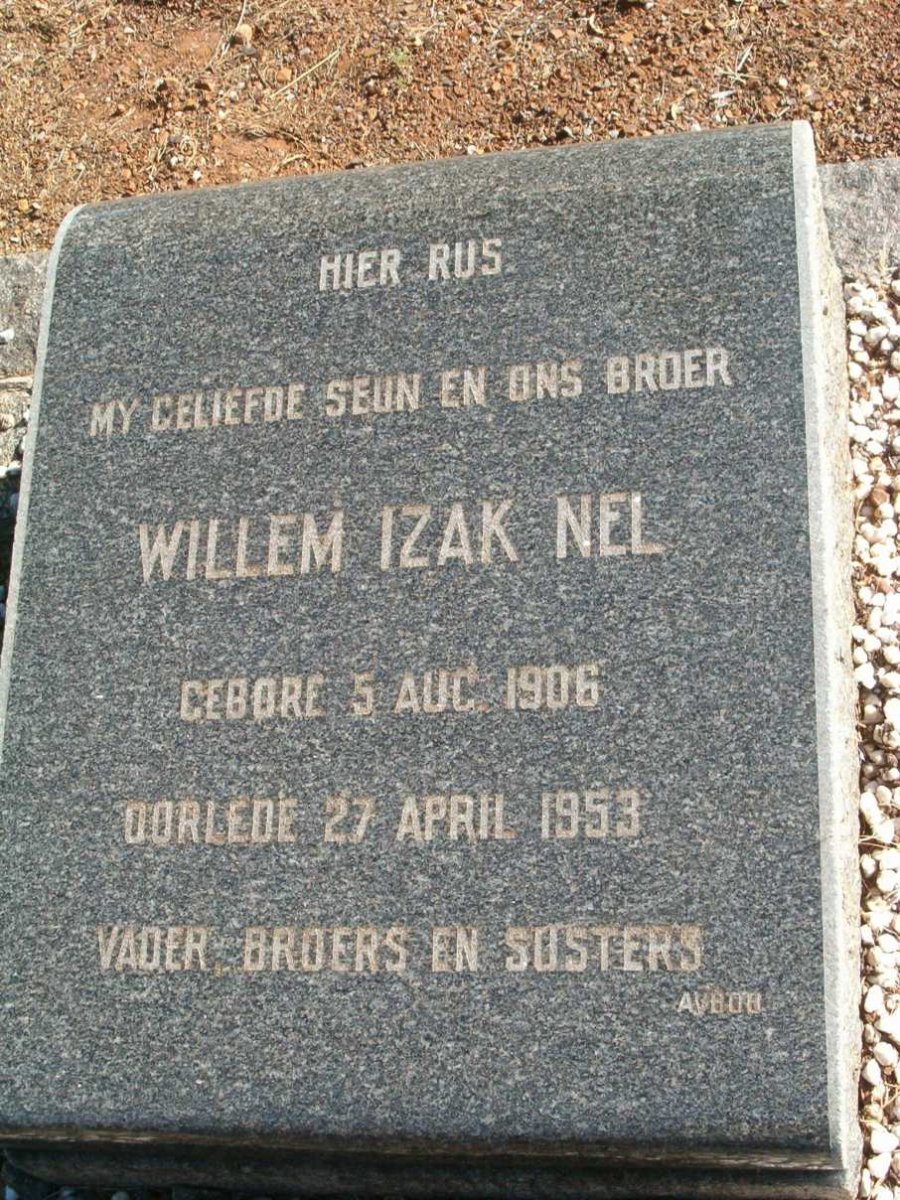 NEL Willem Izak 1906-1953