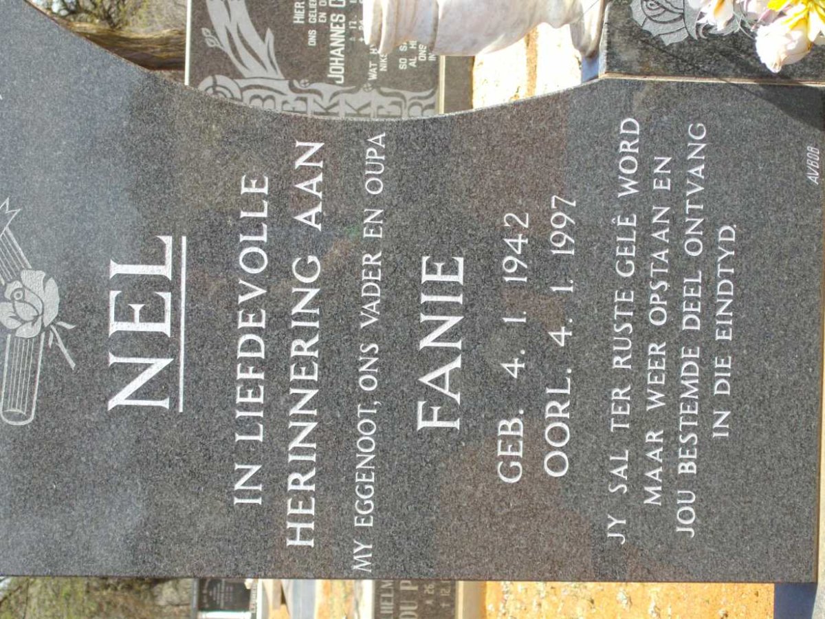 NEL Fanie 1942-1997