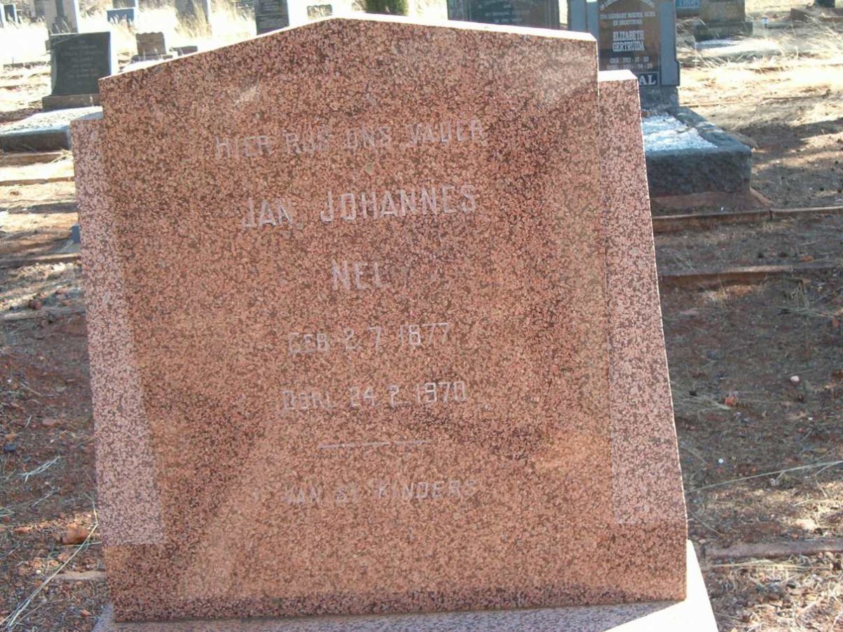 NEL Jan Johannes 1877-1970