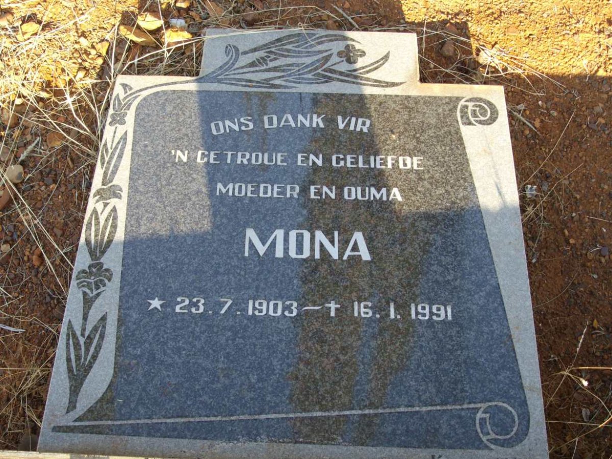 NEL Mona 1903-1991