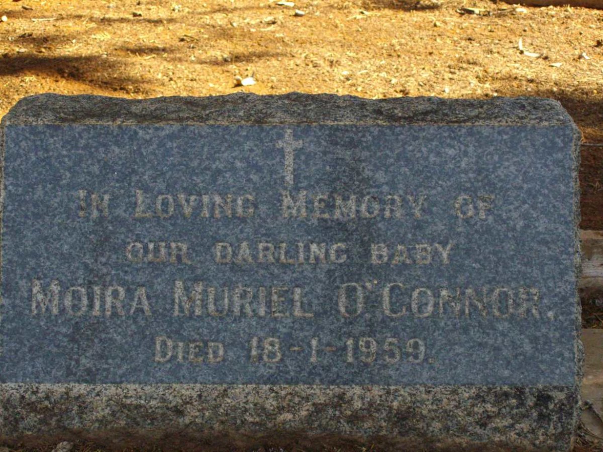 O'CONNOR Moira Muriel -1959