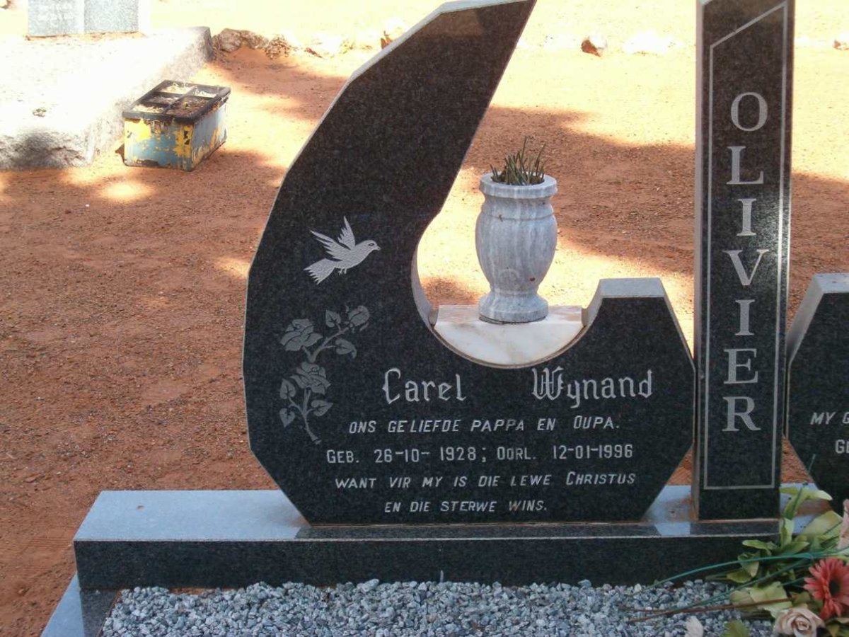 OLIVIER Carel Wynand 1928-1996
