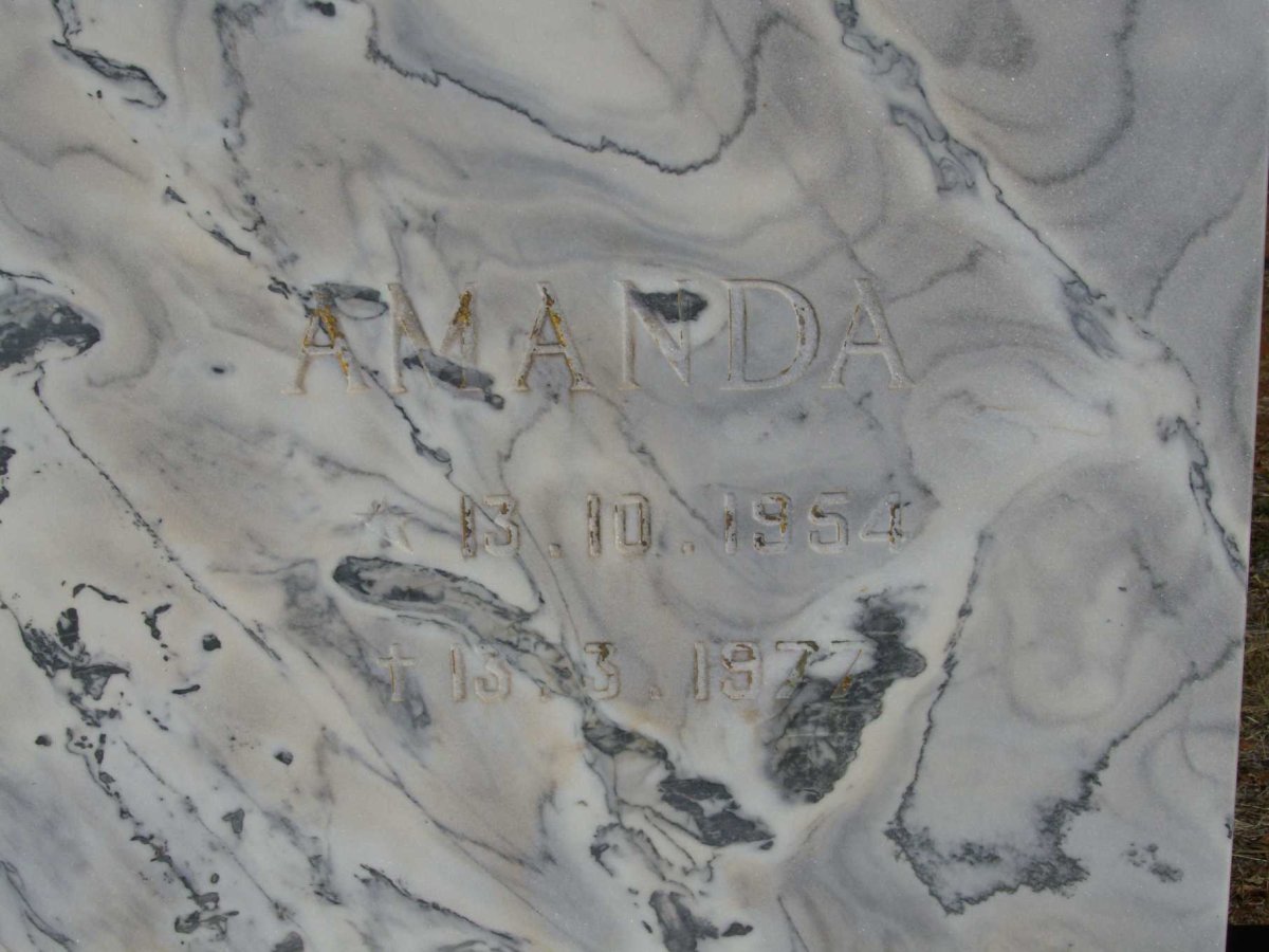 OOSTHUIZEN Amanda 1954-1977