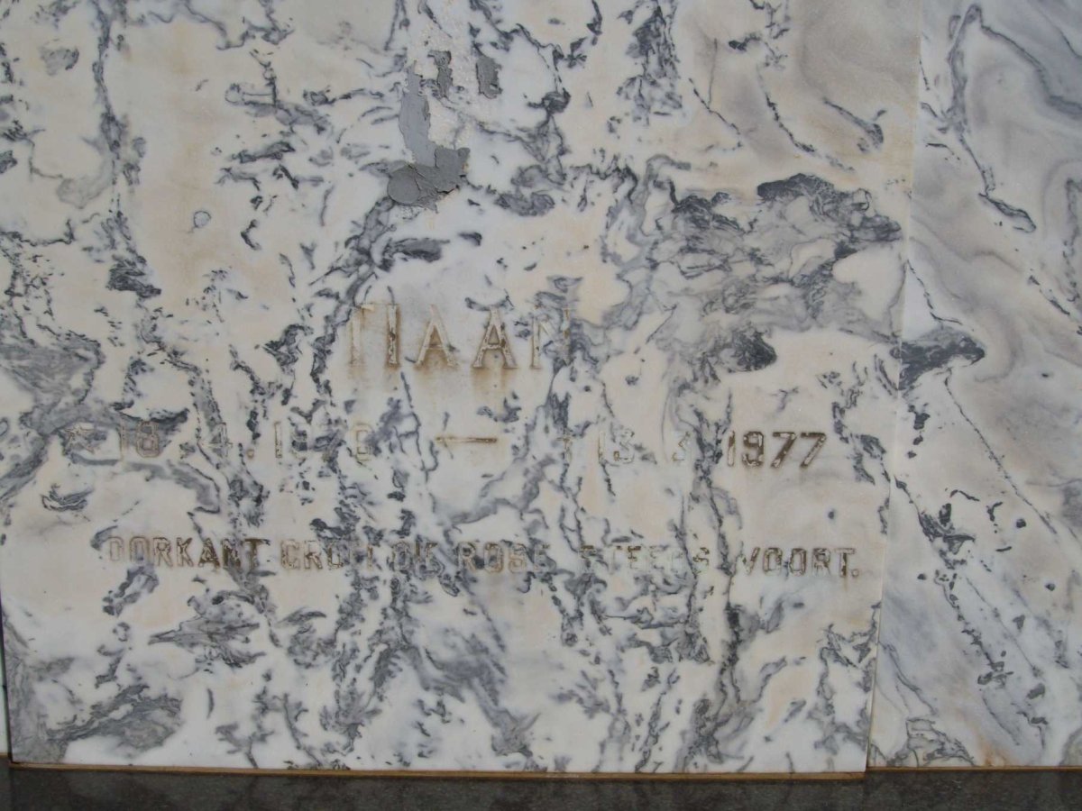OOSTHUIZEN Tiaan 1976-1977