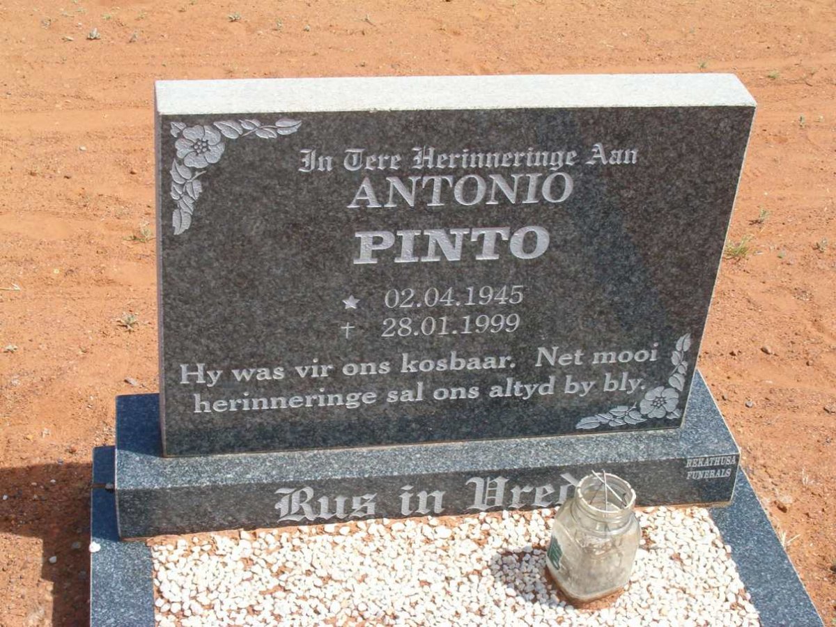 PINTO Antonio 1945-1999