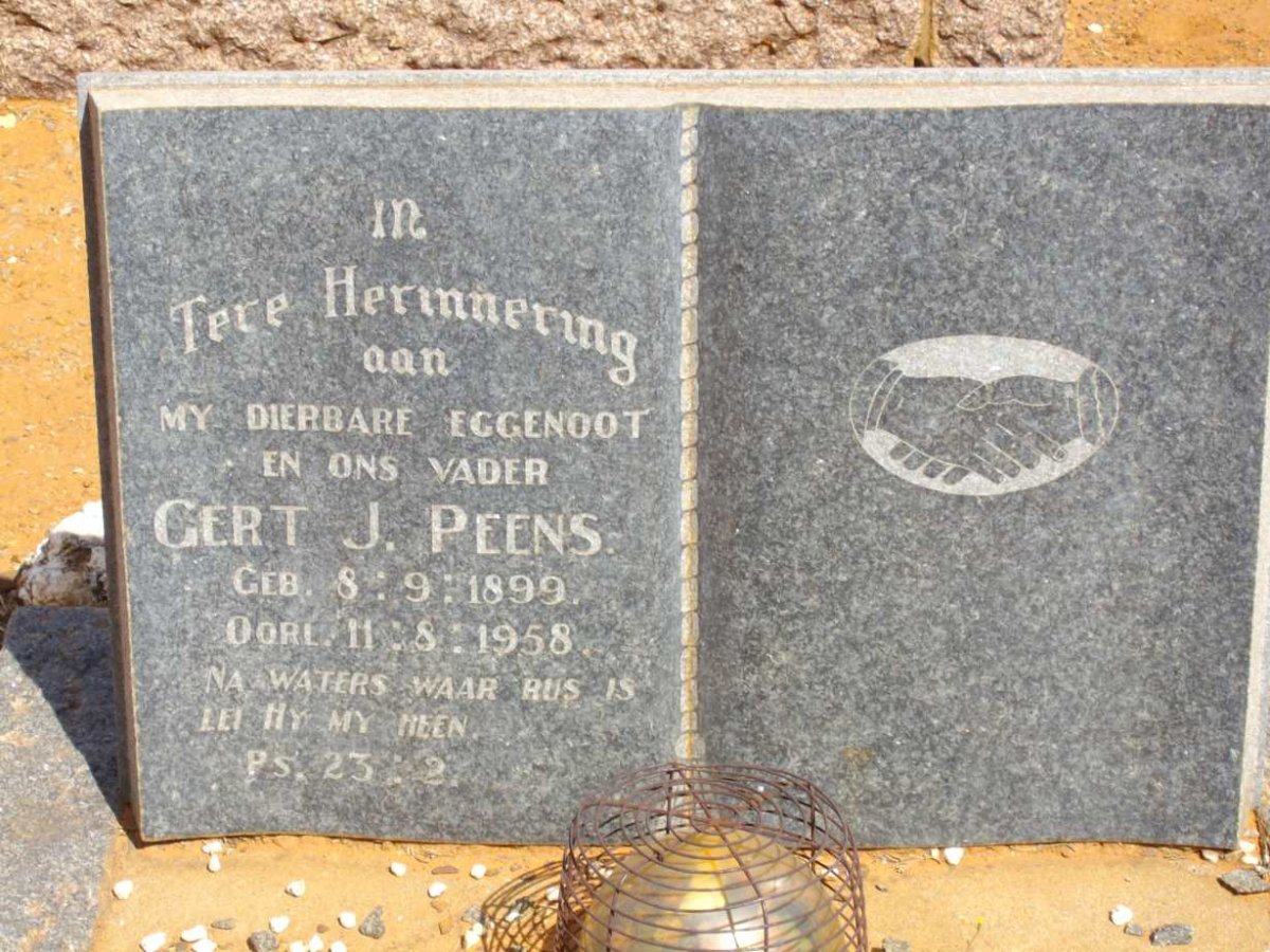 PEENS Gert J. 1899-1958