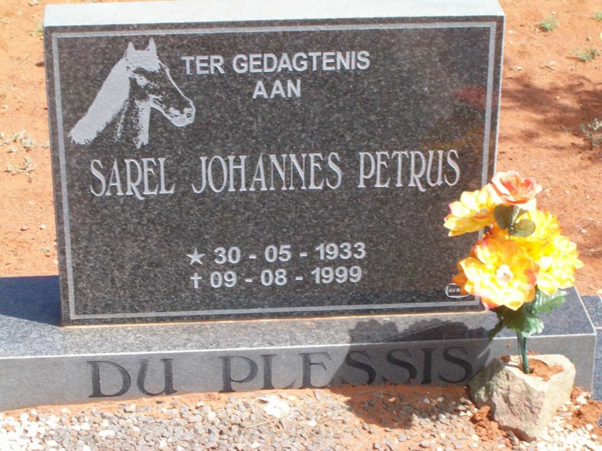 PLESSIS Sarel Johannes Petrus, du 1933-1999