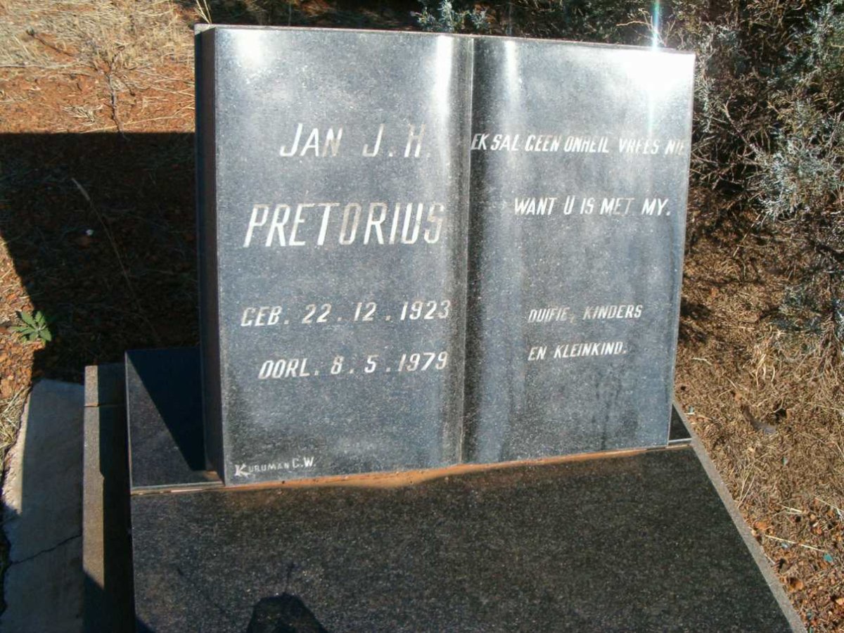 PRETORIUS Jan J. H. 1923-1979