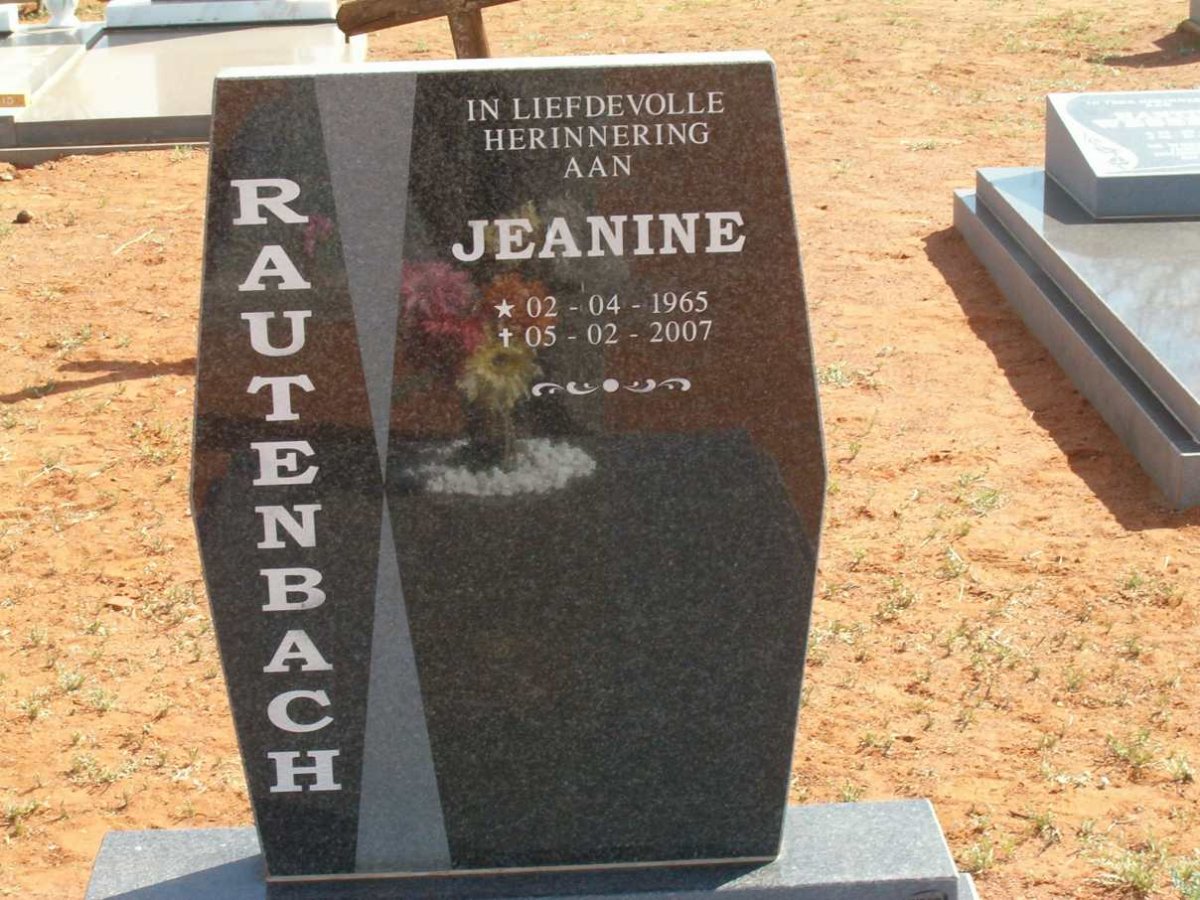 RAUTENBACH Jeanine 1965-2007