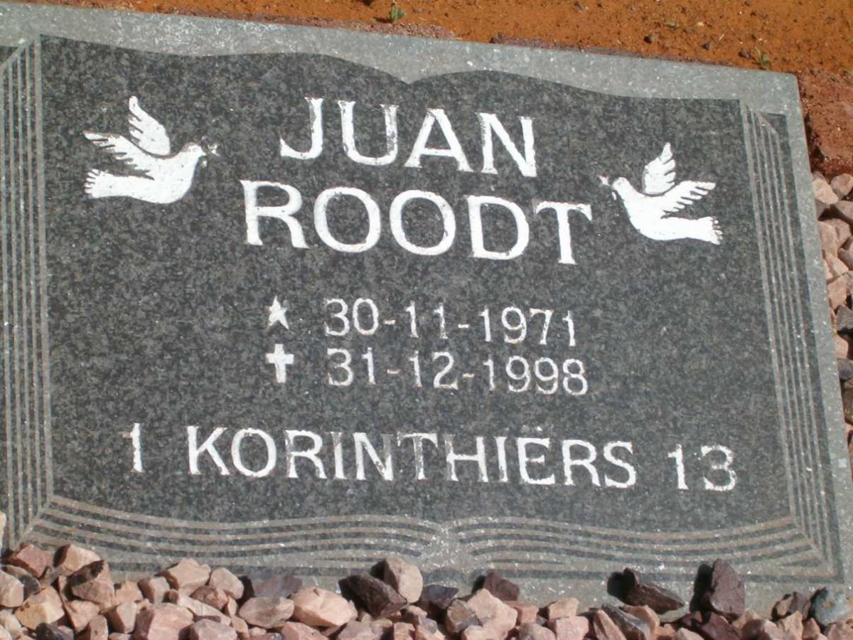 ROODT Juan 1971-1998