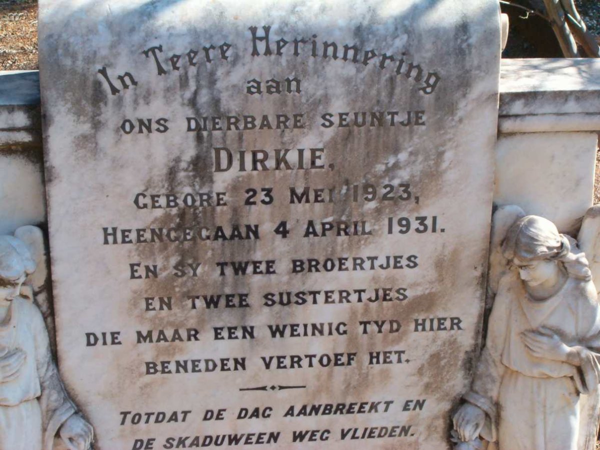 ROOS Dirkie 1923-1931 :: ROOS Children (4)