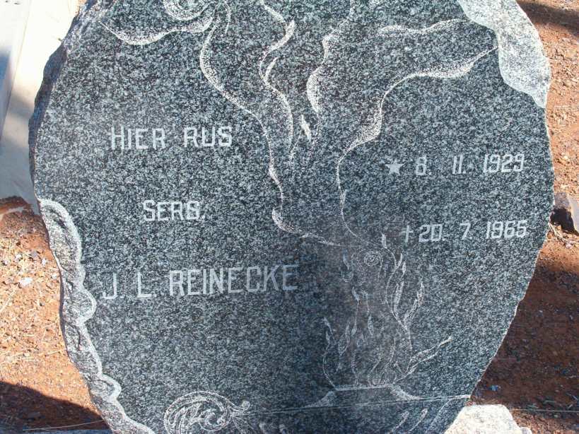 REINECKE J.L 1929-1965