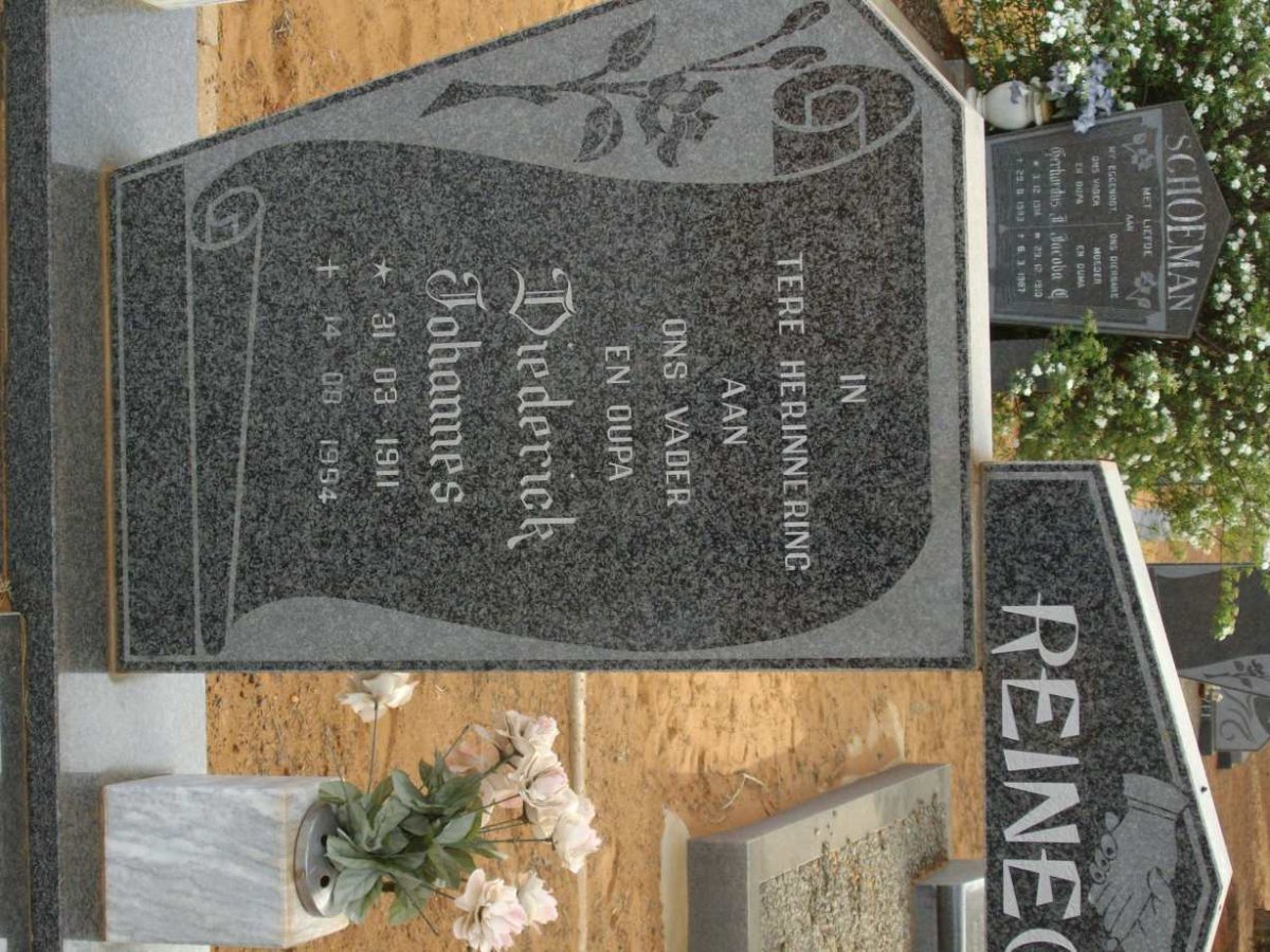 REINECKE Diederick Johannes 1911-1994