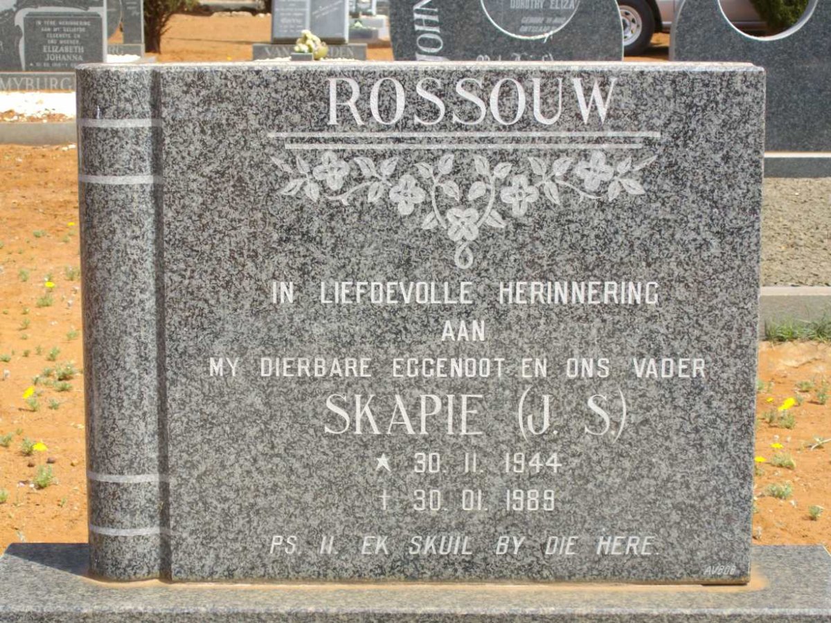 ROSSOUW J.S. 1944-1989