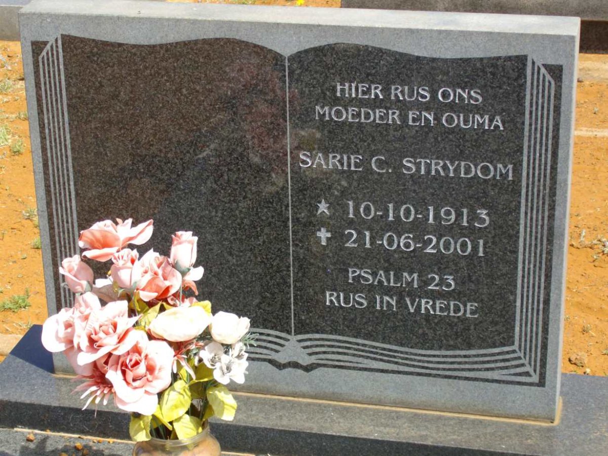 STRYDOM Sarie C. 1913-2001