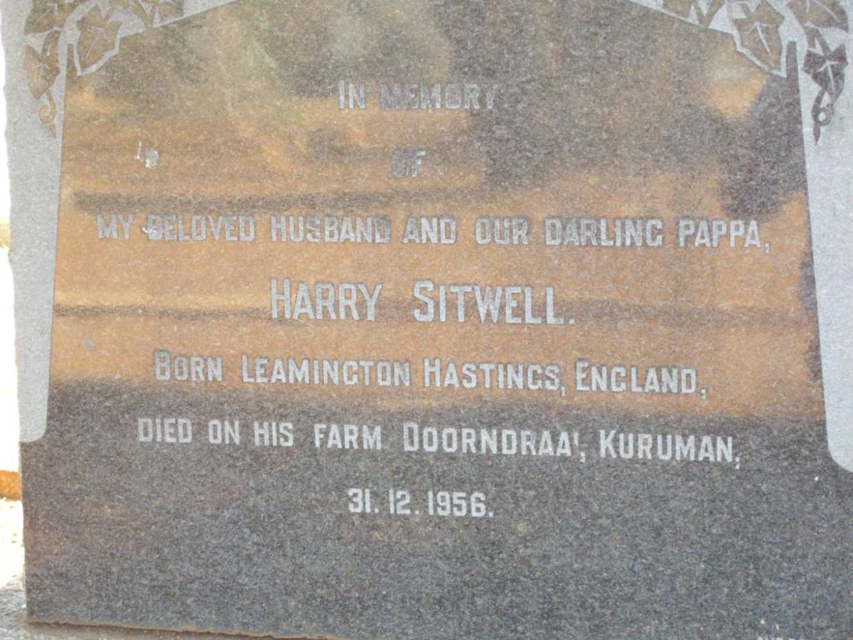 SITWELL Harry -1956