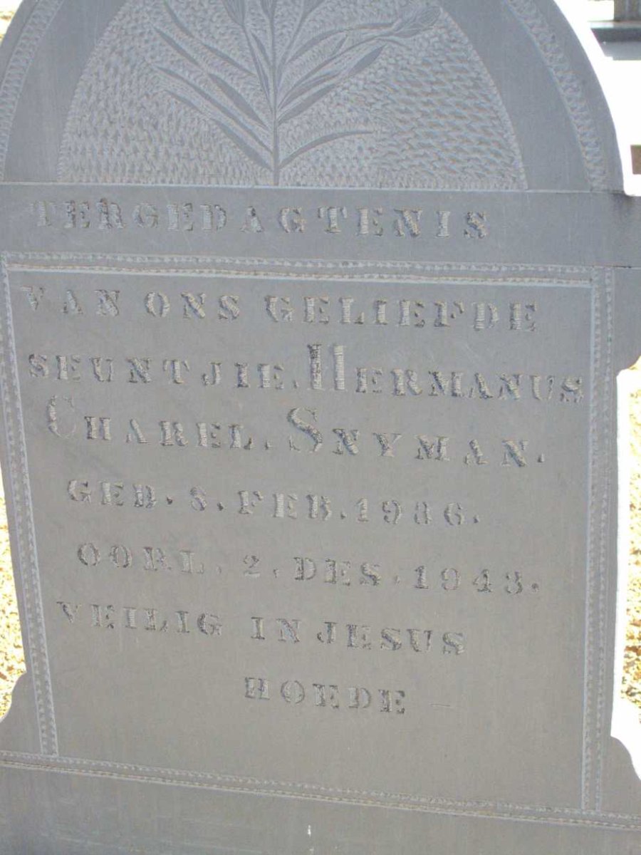 SNYMAN Hermanus Charel 1936-1948