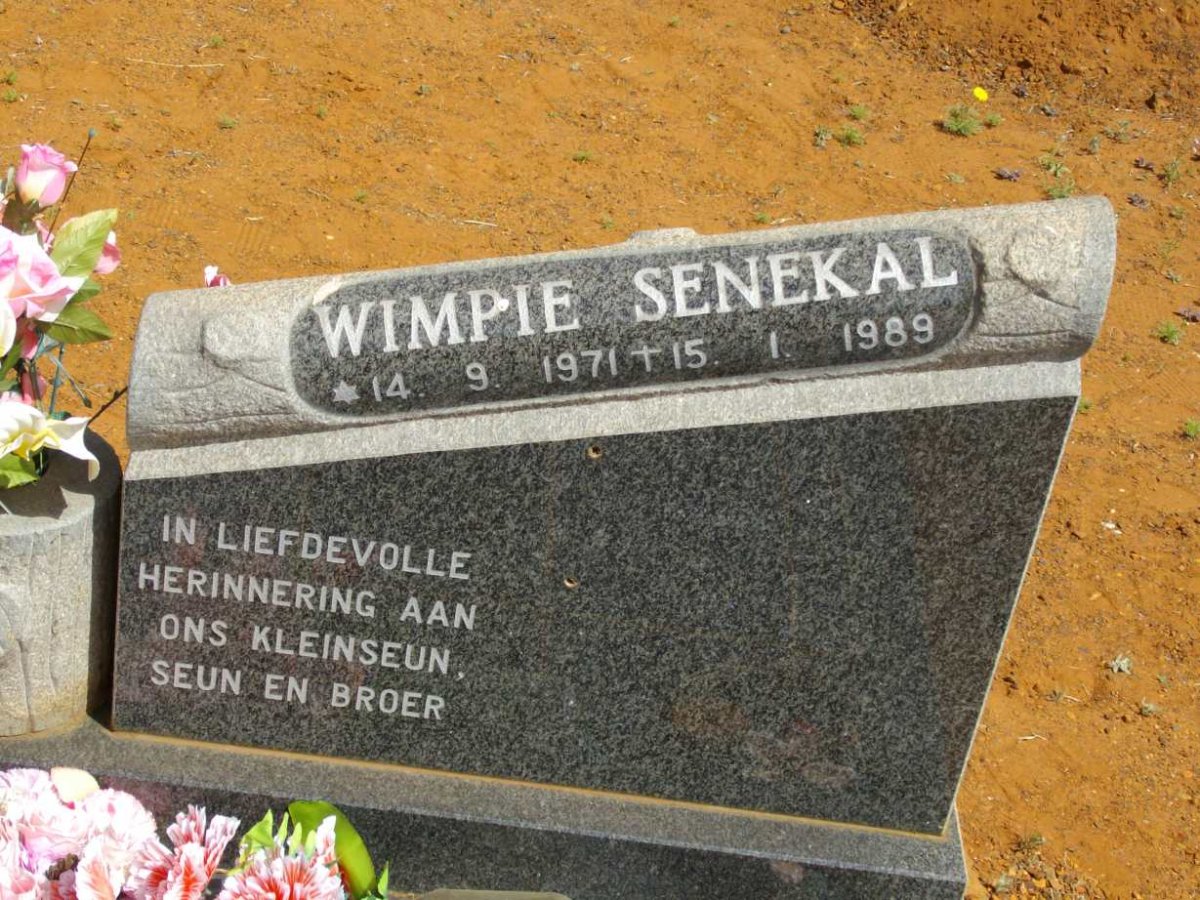SENEKAL Wimpie 1971-1989
