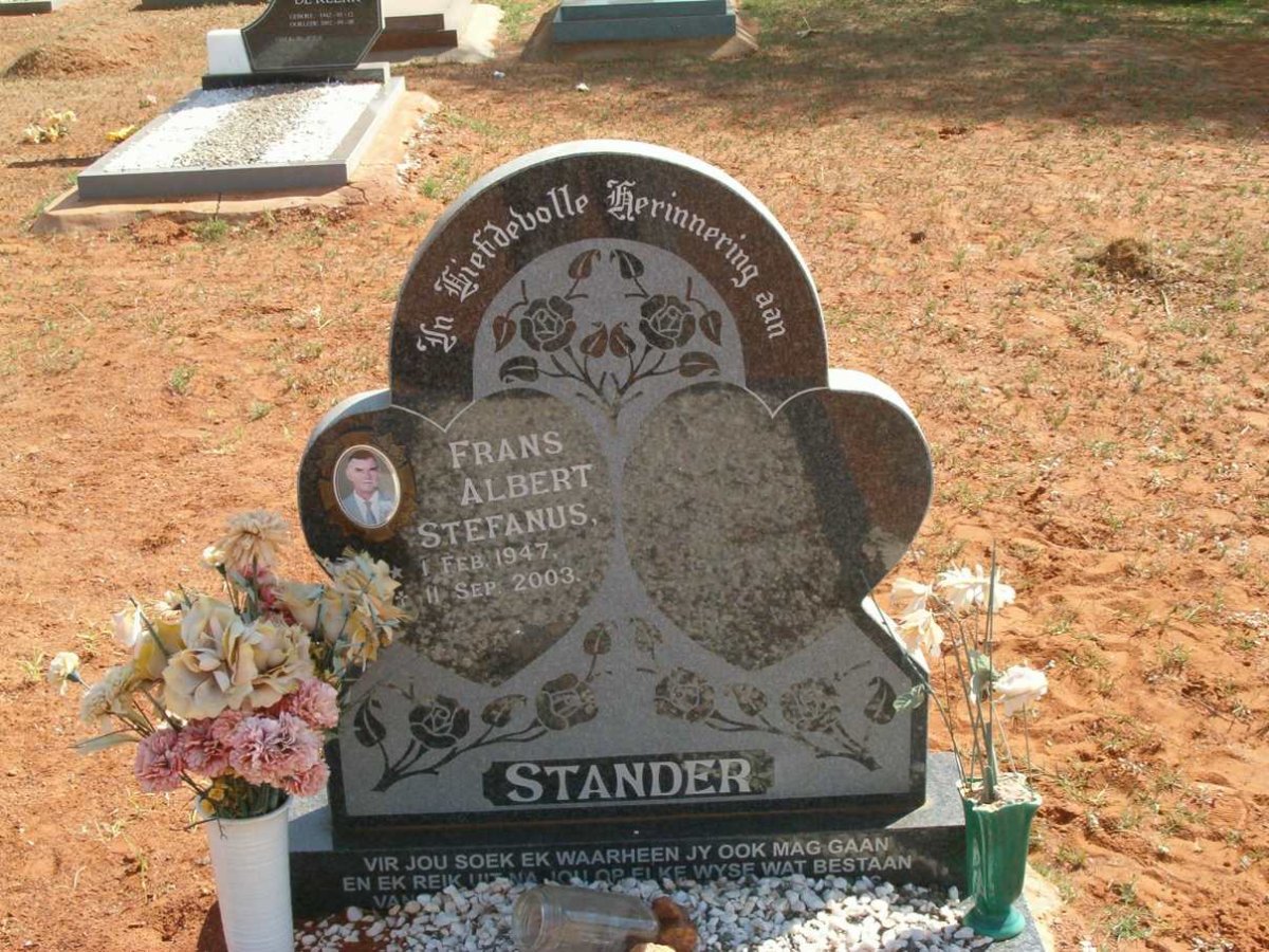 STANDER Frans Albert Stefanus 1947-2003
