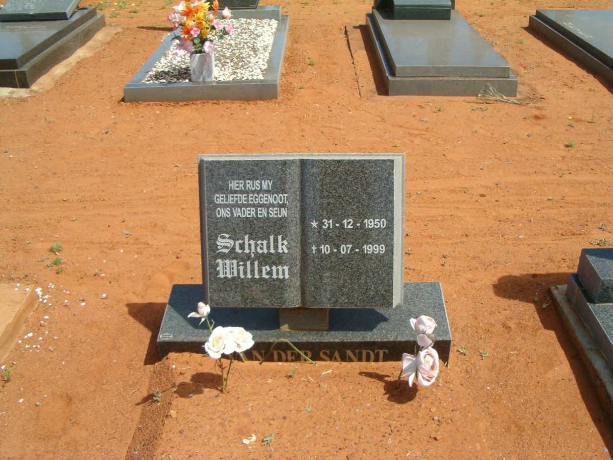 SANDT Schalk Willem, van der 1950-1999