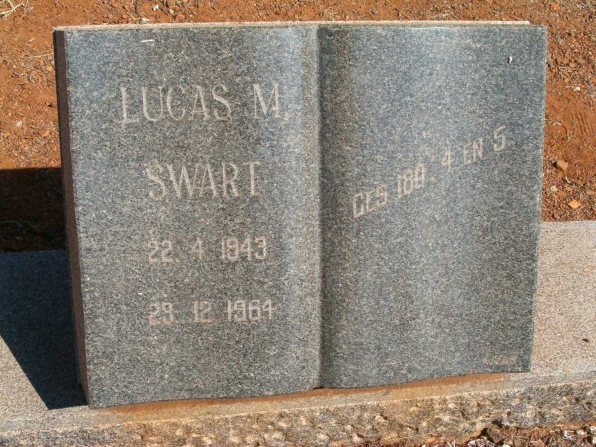 SWART Lucas M. 1943-1964