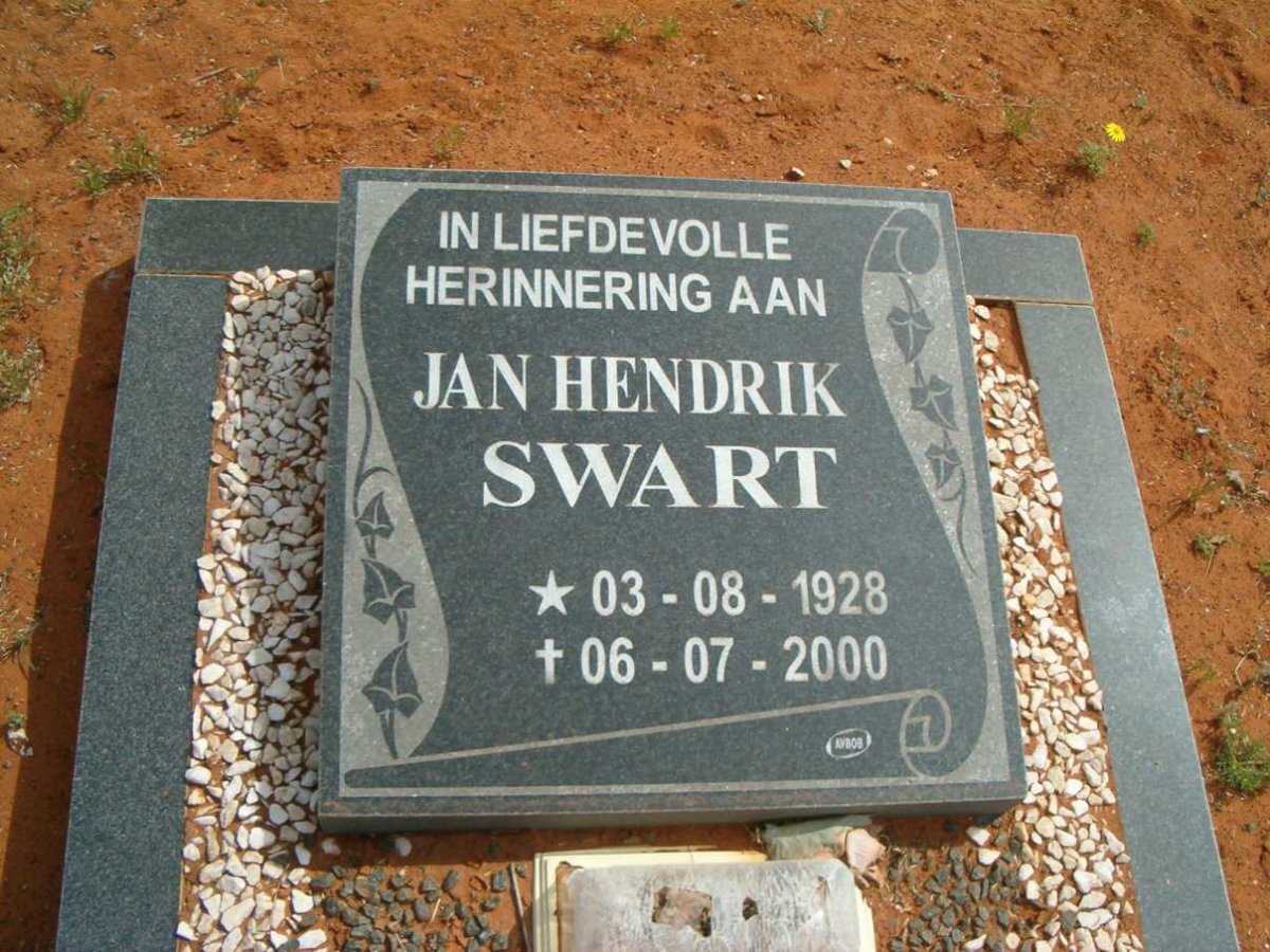 SWART Jan Hendrik 1928-2000